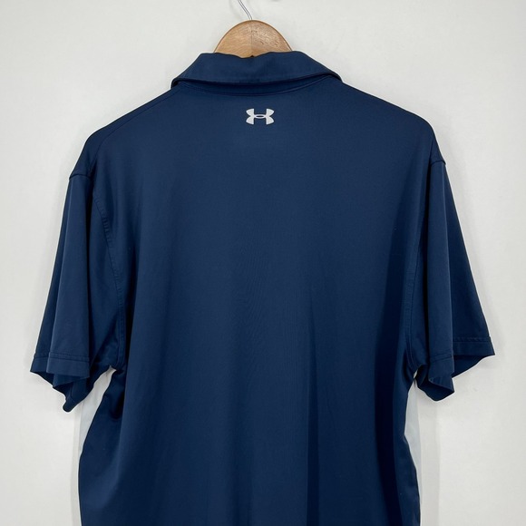 Under Armour Polo Shirt Men's Size XL Blue The Playoff Polo‎ Short Sleeve Golf - Picture 7 of 12